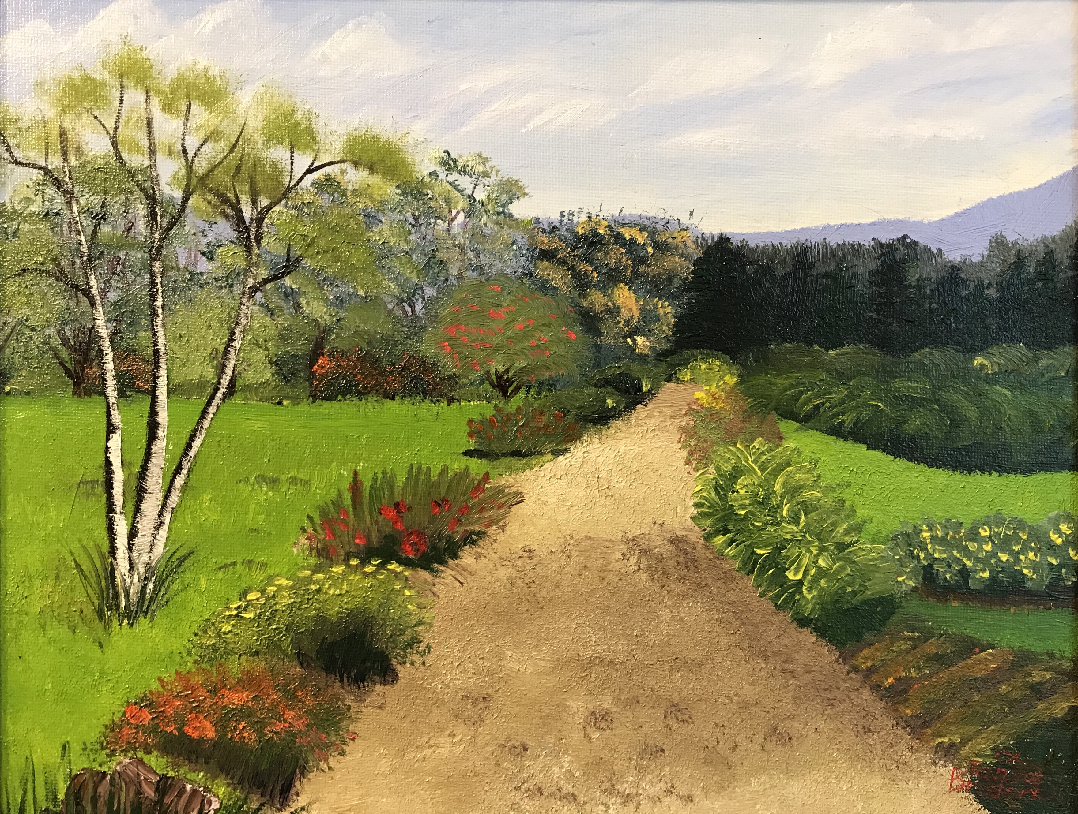 ST. J. Monticello, 11&quotx14", oil on canvas – Available